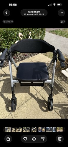 Bariatric wheeled rollator - bariatric, 4-wheeled