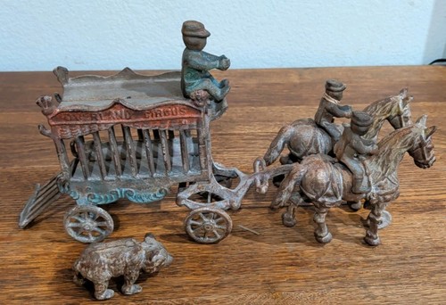 Vintage cast iron overland - cast,