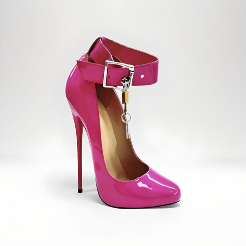Locking ankle strap stiletto - locking,