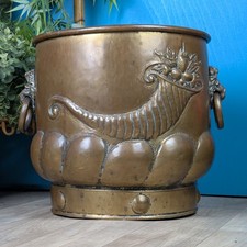 Antique Brass Lions Heads