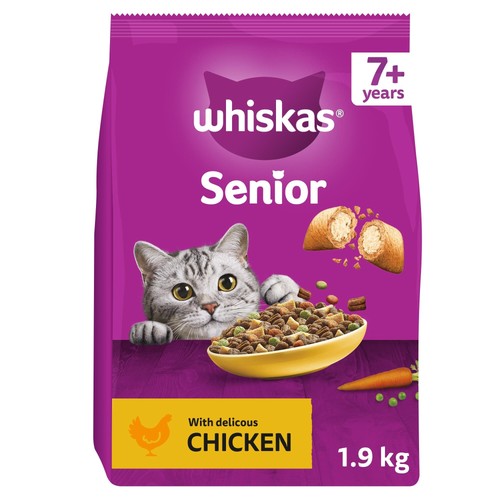 Whiskas senior dry cat food - dry,