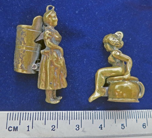 Scarce erotic antique brass - *2,