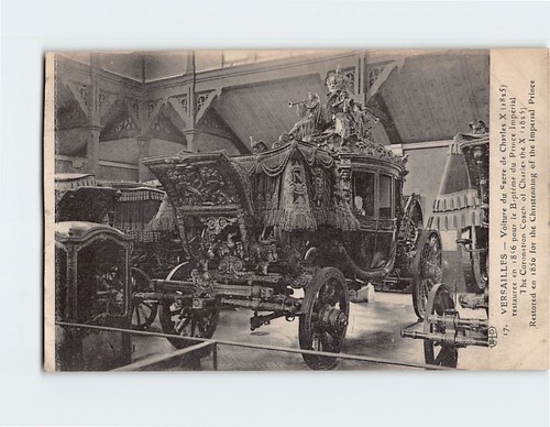 Postcard coronation coach - postcard, of