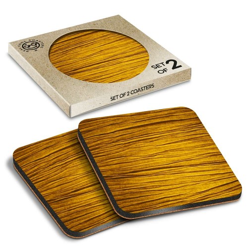 Boxed square coasters - boxed,