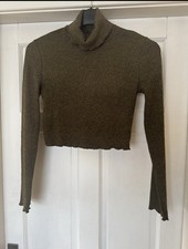 Zara Cropped Roll Neck Cropped