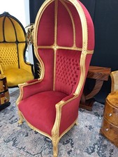 Large Gold Red Antique Porters