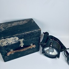 POST WW2 ROYAL NAVY PORTABLE SIGNALLING LANTERN LAMP - MORSE - UNTESTED - CASED