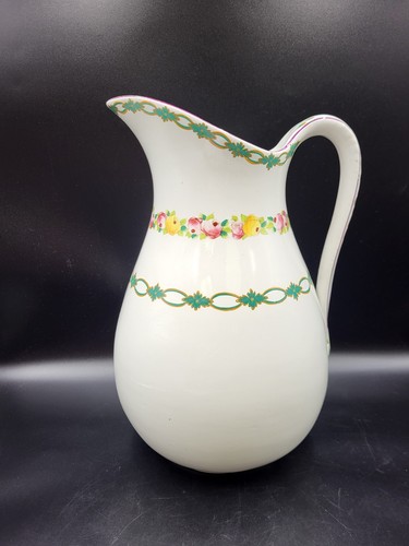 Large antique hand decorated - antique,