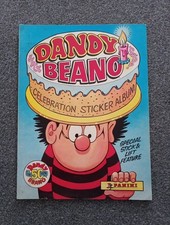 Panini Dandy Beano Celebration Sticker Album (10 Stickers Missing) Great Cond