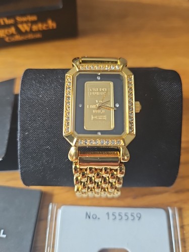 Fine gold 999 ingot watch - ingot,