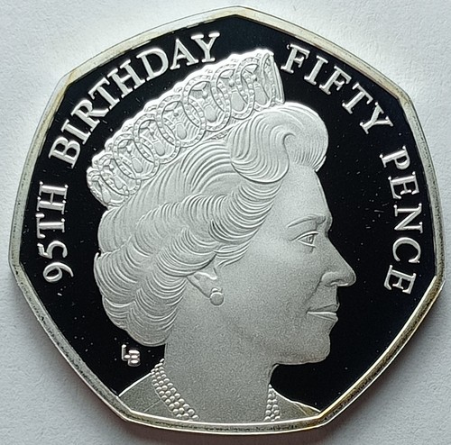 Silver proof 50p - silver, isle