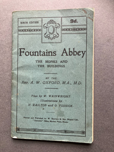 Vintage fountains abbey ripon - vintage,