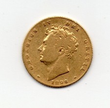 1826 Gold Half Sovereign