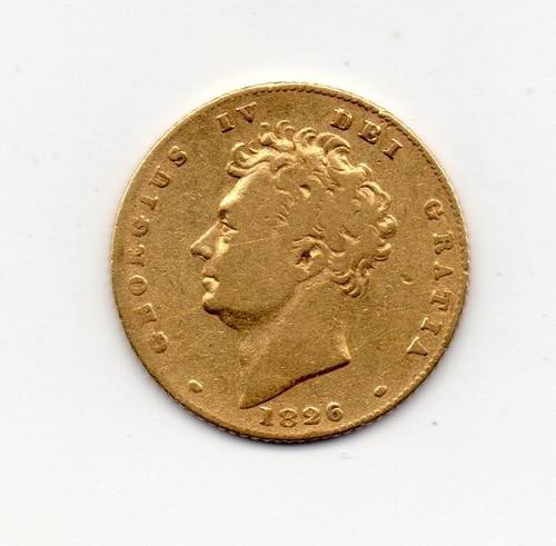1826 gold half sovereign - 1826,