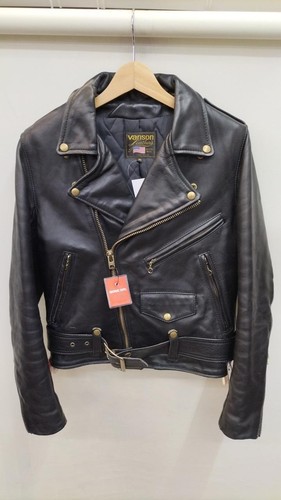 Vanson black leather double - black,