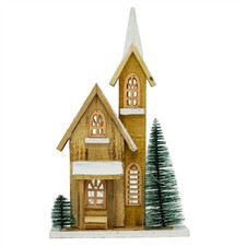 LED Wooden Christmas Church