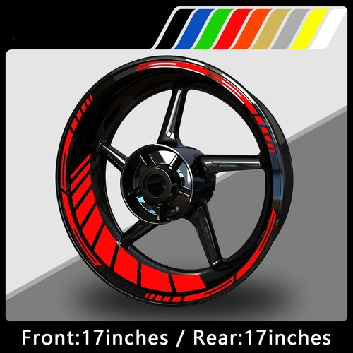 Motorcycle rim decals - 17”,