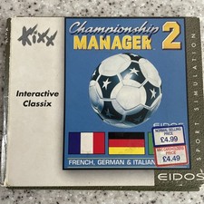 Championship Manager 2 French, German & Italian Leagues PC CD ROM.Good Condition