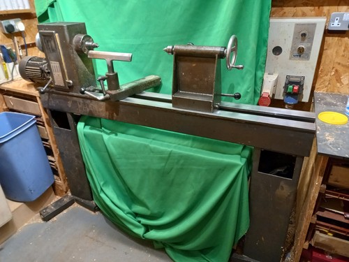 Wivamac db1000 1hp wood lathe - db1000,
