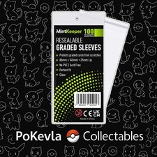 MintKeeper | Perfect Fit PSA Graded Bags/Sleeves | 100 | Slabs & Semi Rigid
