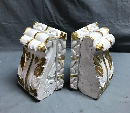 Pair small shabby - small, white