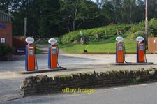 Photo 6x4 Old petrol pumps