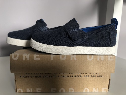 Toms avalon navy - navy, cotton