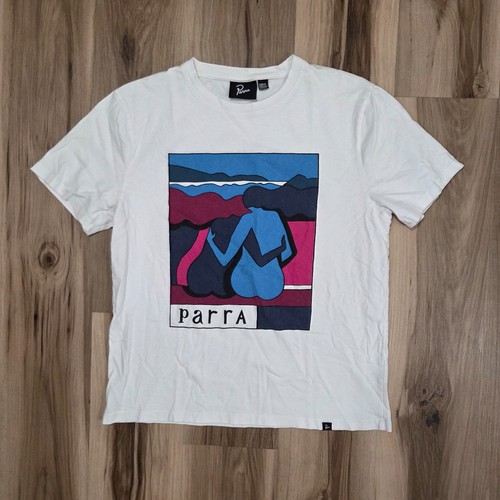 Parra men white abstract art - men,