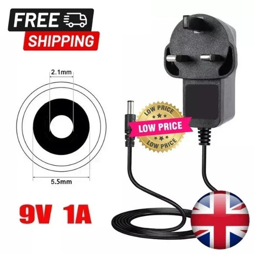 Power supply 9v adaptor - power, uk