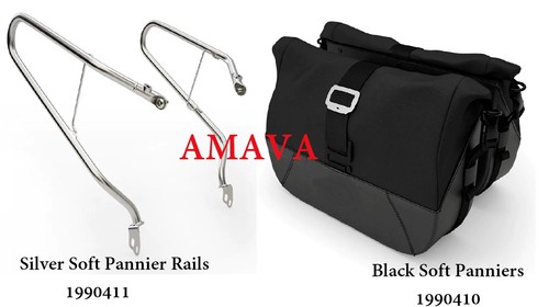 Black soft panniers and - "black,