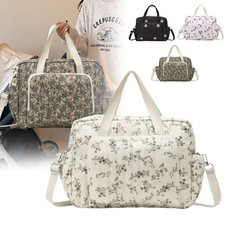 Multi-Pocket Mummy Shoulder Bag Waterproof Stroller Diaper Storage