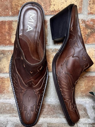 Western mia leather cowboy - western,