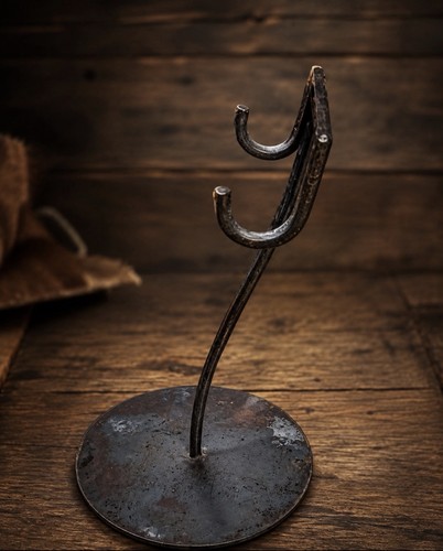 Forged horse bit stands - horse,