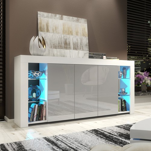 Sideboard 164cm matt body - matt, high
