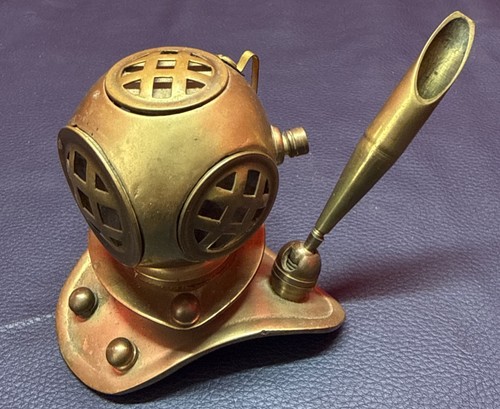 Vintage divers brass - vintage, helmet