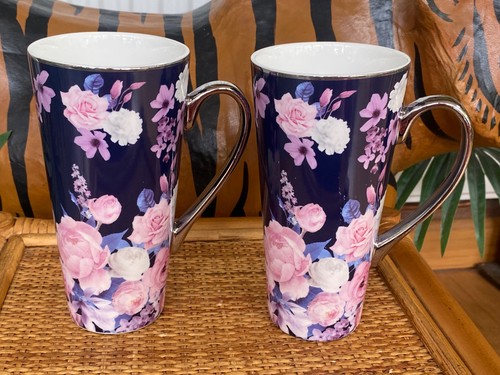 Fox ivy latte tall mugs - x,
