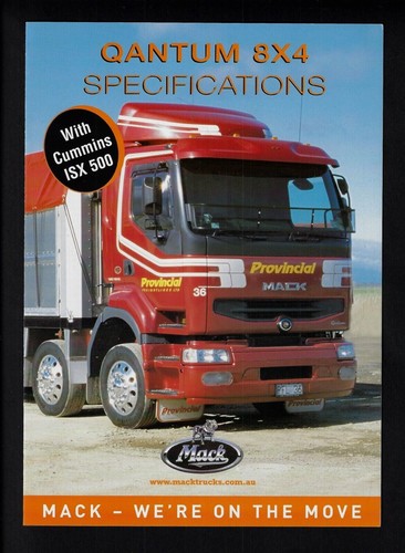 Mack qantum 8x4 - qantum, trucks
