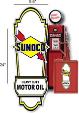 24" x 9"  SUNOCO LUBSTER FRONT