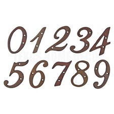 Rustic BROWN Cast Iron Metal