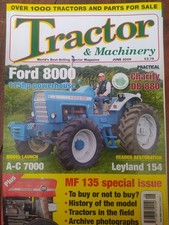 Tractor & Machinery- June