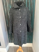 Four Seasons Ladies Wool Blend Coat with Metallic Fleck Size S