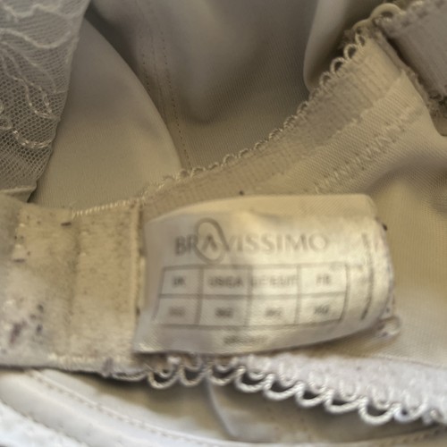 Bravissimo bra 36h white - bra,