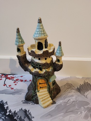 Fantasy tree castle ornament - tree,