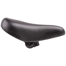 Kids bicycle saddle black - black,