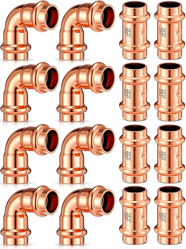 Pcs inch copper pipe - 16,