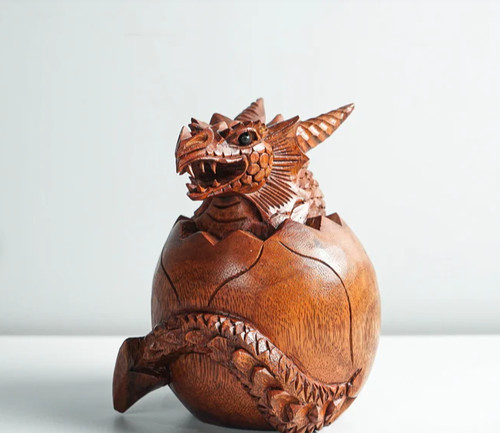 Newborn dragon sculpture baby - sculpture,,
