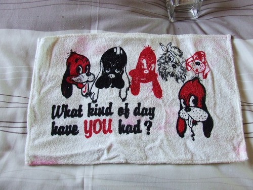 Fun bar towel used - bar,