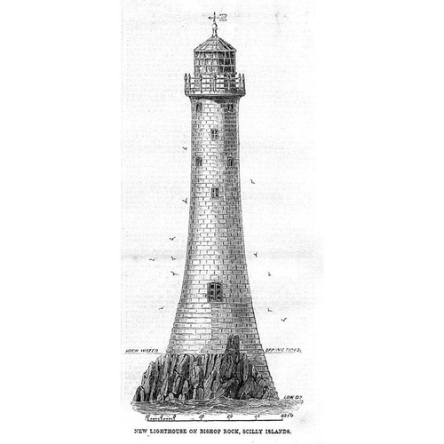 Isles scilly new - scilly, lighthouse