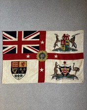 Vintage British Empire Ensign Flag Canada NZ Australia South Africa & India