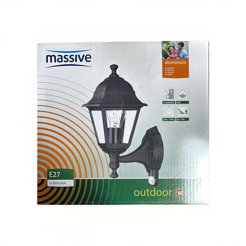 Outdoor black wall lantern - outdoor,